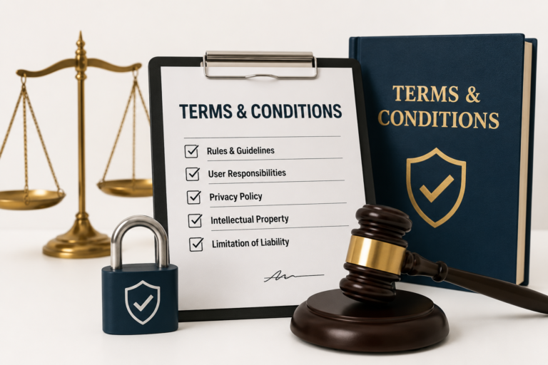 Terms and Conditions of Breaking Bharat 24 website outlining user responsibilities, privacy policy, intellectual property rights, and legal guidelines.